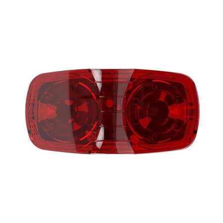 ABRAMS 4" x 2" Rectangular Red 16 LED Trailer Clearance Side Marker Light TML-R216-R